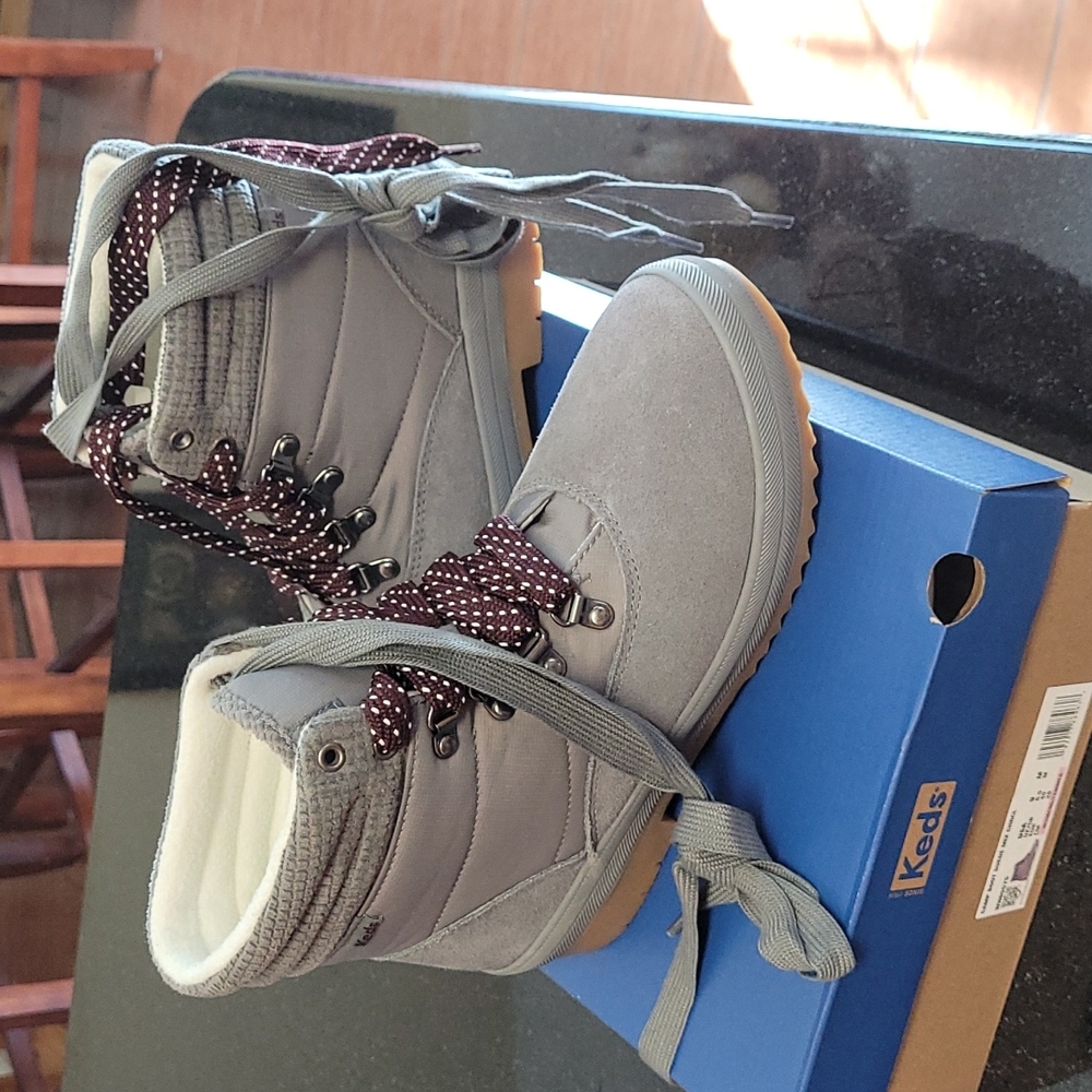 Camp Boot Suede Mix Charcoal